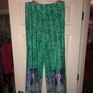 Lilly Pulitzer Silk Palazzo Pant